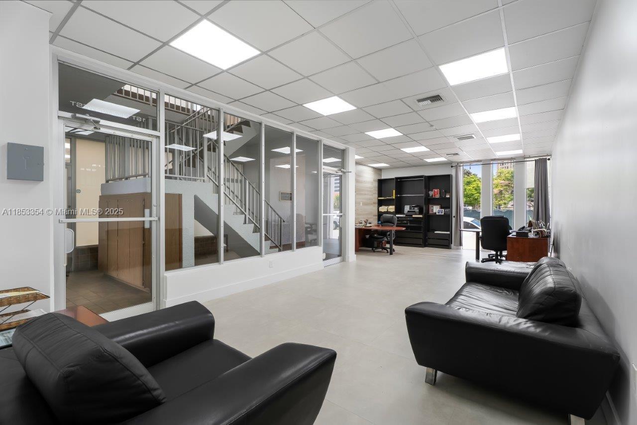 Now available for lease in the heart of Coral Gables, this first-floor office space offers approximately 650 SF of versatile layout, ideal for a variety of professional uses. Previously occupied by a real estate office, the space is leased unfurnished and ready for immediate occupancy. Located in prime, walkable area of downtown Coral Gables, offers excellent visibility and convenience for both clients and staff. The lease includes private off-street parking for two cars—a rare and valuable amenity in this area. The owner is seeking a 12-month lease but may consider shorter terms for the right tenant. This is a great opportunity for professionals looking for a clean, efficient workspace in one of Miami’s most desirable business districts. Floor plan available—schedule your showing today!