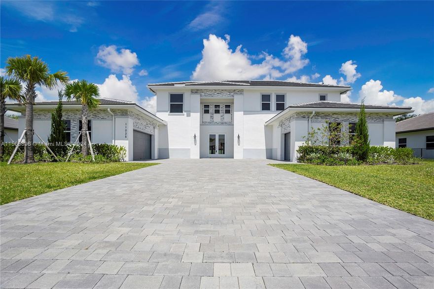 Indulge in the extraordinary with this rare opportunity to own in the newly built Sierra Ranches! This magnificent residence, built in 2022, boasts 6 beds, 5.5 baths, a loft, office/game room, & a generous 3-car garage. As you enter, be greeted by the volume ceilings & porcelain plank tile flooring that adorns the main living area and downstairs bedrooms, setting the stage for luxury living. The primary suite, along with an additional bed & bath, graces the lower level, while a cabana full bath adds to the convenience. With smart home technology & impact windows seamlessly integrated throughout, convenience & safety are paramount. Outside, envision endless possibilities space for a pool, promising the ultimate in relaxation & entertainment. Don't let this opportunity slip away!