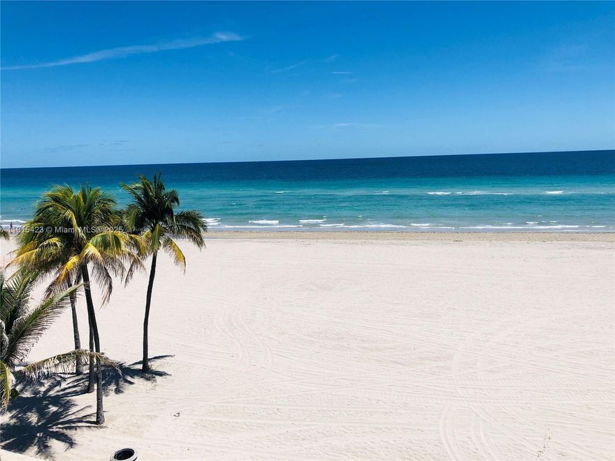 SEASONAL OCEANFRONT 1/1  RENTAL IN HOLLYWOOD BEACH.A WITH DIRECT OCEAN VIEWS 
WALK OUT THE DOOR AND ONTO THE SAND.  THIS IS A SMALL BOUTIQUE BLDG WITH 39 UNITS.  FULLY EQUIPED TO MAKE YOUR STAY PLEASUREABLE. ENJOY THE QUIET SIDE OF SURF ROAD AND THE BEACH. WALK OR BIKE RIDE TO THE BROADWALK.  EASY TO SHOW.  WELCOME HOME FOR THE WINTER!