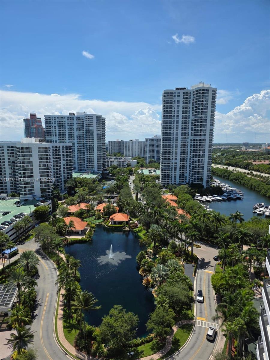 Magnificent 2BR/2BA split floor plan in Mystic Pointe Tower 100 with stunning Intracoastal, bay, pond & garden views. Features two private bedrooms with en-suite baths, washer/dryer, and hurricane shutters. Full-service building offering 24-hour valet or self-parking, concierge, billiards, party room, gym, pool, jacuzzi, sauna, 8 tennis courts, and more. Located on a private island with a marina, mini mart, pizzeria, hair/nail salons, and dry cleaners. Prime location just minutes from Aventura Mall and Sunny Isles​​‌​​​​‌​‌​​​‌‌​​​‌‌‌​​‌​​‌‌​​​​ Beach.