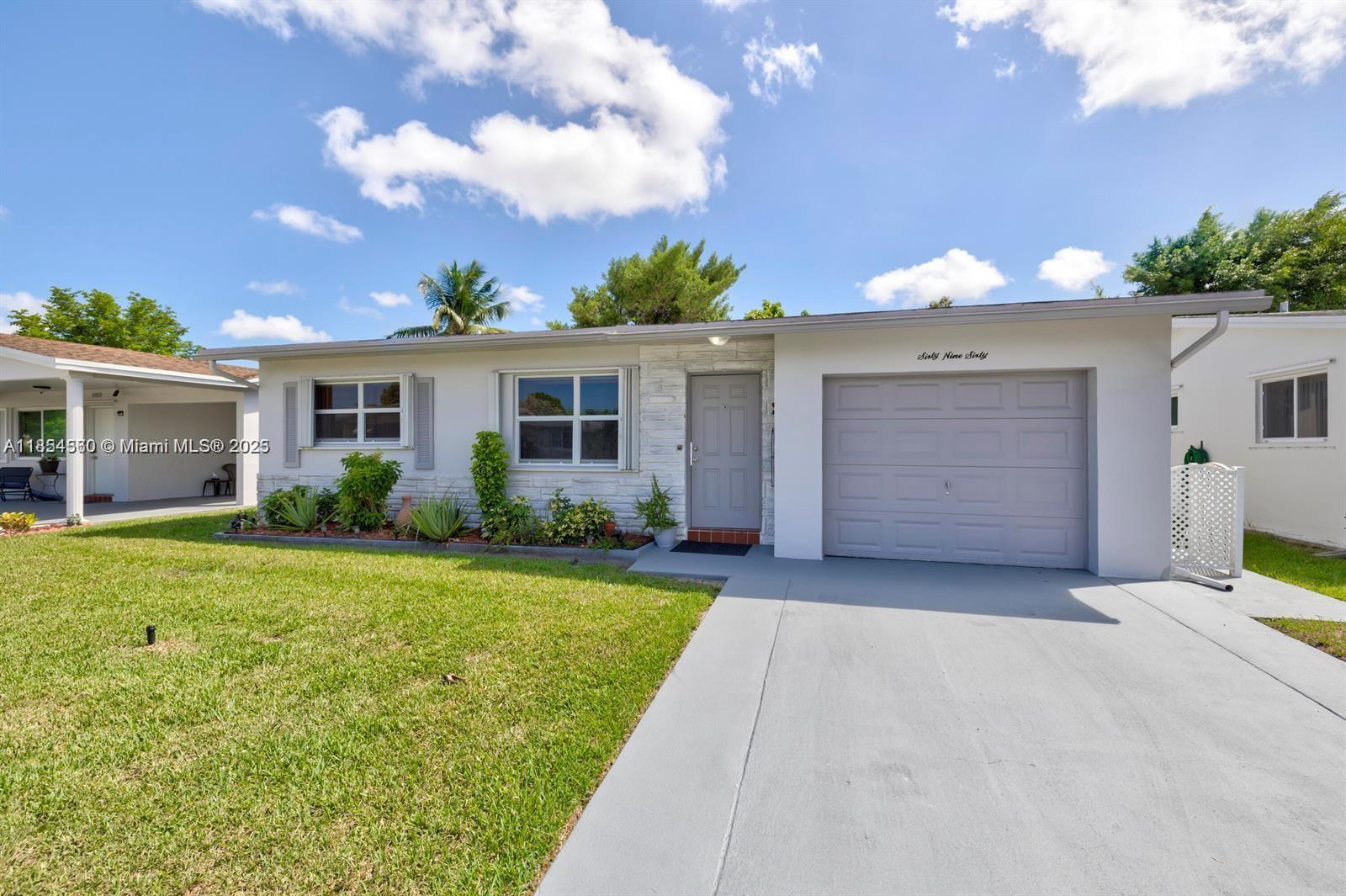 PARADISE GARDEN 55+ COMMUNITY SINGLE FAMILY HOME VERY LITTLE NEEDS DONE: ROOF 2025, AC 2024 , NEWER APPLIANCES, NEWER WINDOWS, SHUTTERS THROUGH OUT, NEWER VINYL FLOORS IN SOCIAL AREAS, DRIVEWAY FITS 2 CARS. POSSIBLE SELLER CONCESSIONS.