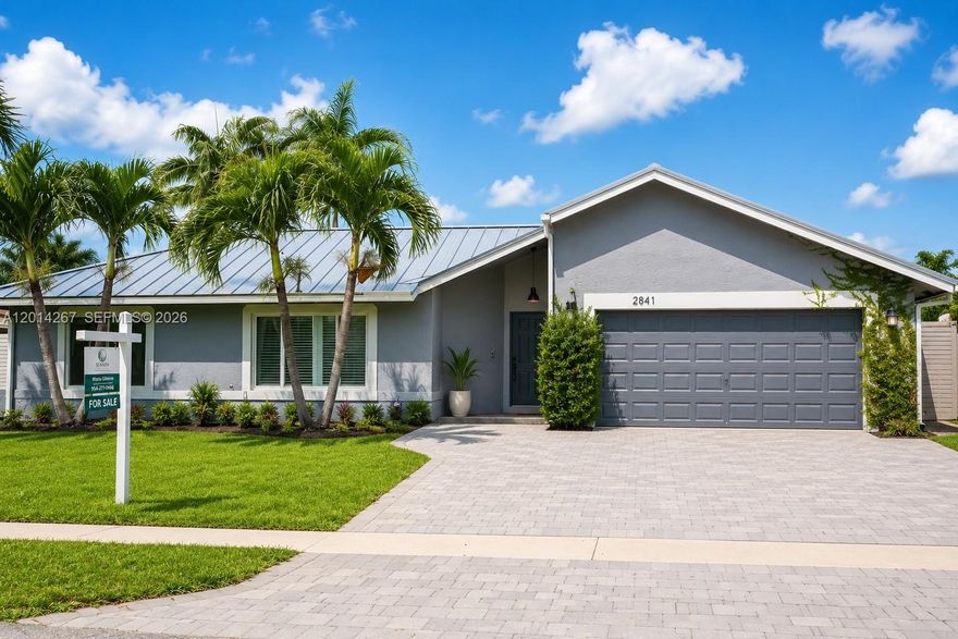 NO HOA .Tucked at the end of a quiet cul-de-sac in the sought-after Rolling Hills Lake Estates community of Davie, this beautifully renovated 3-bedroom + den, 2-bath pool home delivers true Florida living from the moment you arrive. The cul-de-sac setting means minimal traffic, extra privacy, and a safe, neighborly feel — a rare find in such a central location.

Major upgrades make this home truly turnkey. A brand-new metal roof offers exceptional durability, energy efficiency, and long-term peace of mind, while full impact windows and doors throughout provide superior storm protection, noise reduction, and lower insurance costs. These are the kind of upgrades that pay you back year after year.

Step inside to a freshly painted, light-filled interior with an open layout that flows effortlessly from the living area to a fully upgraded kitchen featuring a new Samsung appliance suite, modern cabinetry, and generous counter space. Both bathrooms have been tastefully updated with contemporary finishes. The flexible den is perfect as a home office, playroom, or guest space.

Outside, your private backyard oasis awaits — a sparkling pool surrounded by a spacious travertine deck, ideal for entertaining or relaxing under the South Florida sun. A fully fenced yard adds privacy.

Located minutes from top-rated schools, parks, shopping, dining, and major highways for easy access to Fort Lauderdale, Miami, and the beaches. Schedule your private showing today