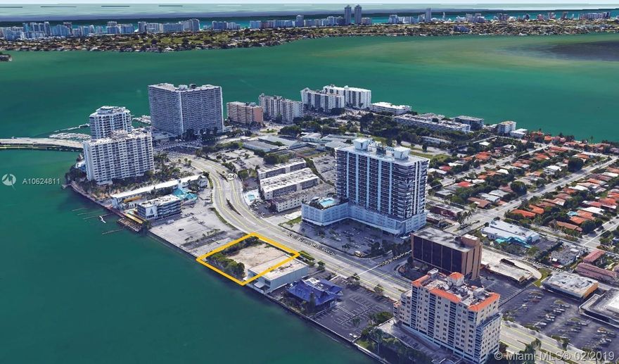 Develop this waterfront site on Biscayne Bay's island of North Bay Village with a liberal mixed-use zoning allowing up to 93 residential units and/or retail, office, and hotel.   Height limit of 30 stories. This is the location for the next wave of development lying in the connection between Miami Beach and the MiMo district among luxury condos, and new retail.