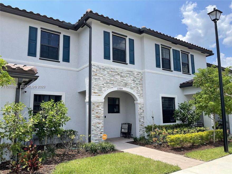 Beautiful and modern 3-bedroom, 2.5-bath townhouse located in the desirable Coco Palm Villas community in Homestead. Built in 2019, this spacious two-story home offers approximately 1,488 sq ft of living area with a functional open layout perfect for families and entertaining. The property features a bright living and dining area, modern kitchen with stainless steel appliances, ample cabinet space, and a private fenced patio ideal for outdoor gatherings.

The second floor offers a comfortable primary suite with walk-in closet and private bathroom, along with two additional bedrooms and a full bath. Convenient half bath located on the first floor. 

Located in a well-maintained community with amenities including pool, clubhouse, and playground areas. Close to major highways, Florida Turnpike, shopping centers, restaurants, and schools.

Excellent opportunity for homeowners or investors. Move-in ready and easy to show.