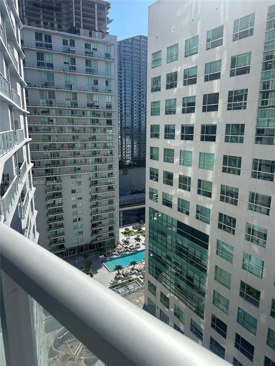 Beautiful studio on the 24th floor.
