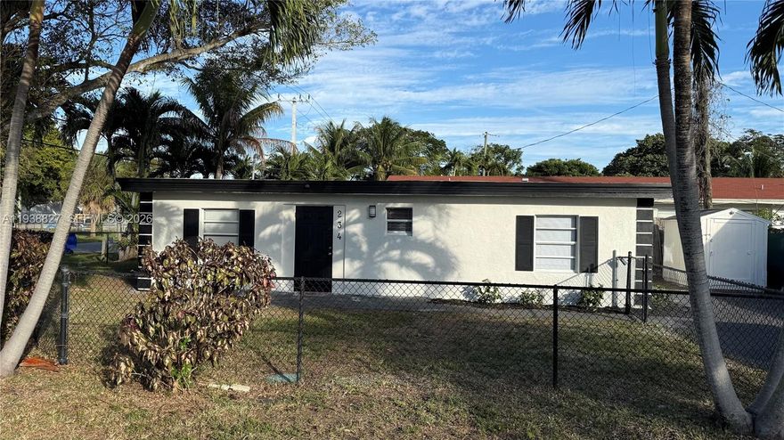 Refreshed and ready for rent, this duplex in East Pompano Beach is walking distance from schools and minutes to the beaches and major highways. Washer & dryer located in utility shed for equal access by both tenants. New Investors can live in one side and rent the other side out to offset the expenses.