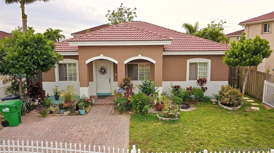 Beautiful 3 bedroom home on the outskirts of Cutler Bay, just East of historic Old Cutler Road. This lovely home features a large, fully fenced backyard with plenty of room for a pool. Built in 2004, this home is bright and airy with a lovely layout perfect for entertaining. You'll love the location of this home- minutes from the turnpike, and easy access to major roadways but still in a quiet neighborhood. Call today with more information or to schedule a private showing!