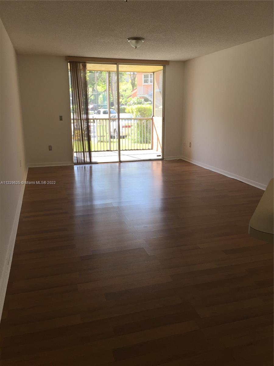 Excellent and spacious apartment in LAs Vistas at Doral Condo, 1 bedroom with walking closet and 1 bath. Great space for living and dining room with spacious balcony, and storage Washer and Dryer inside the unit. Great amenities in the community include pools, tennis courts, a playground area, and a fitness center. . Easy access to highway and minutes from Downtown Doral.