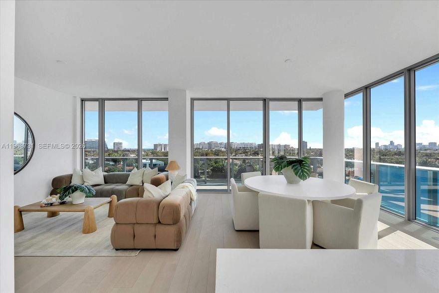 Discover LPH 701 at La Baia South; an exceptional waterfront residence in the heart of Bay Harbor offering sweeping bay, skyline, and sunrise views. This light-filled corner home features an open-concept layout designed for effortless living and entertaining. The 4 bedroom, 4.5 bath residence includes a sleek modern kitchen with a full Miele appliance package and pantry, spa-inspired bathrooms with glass-enclosed dual rainfall showers. Dock slips available separately for purchase or potential lease. Ideally located within walking distance to houses of worship, dining, the beach, and Bal Harbour Shops.