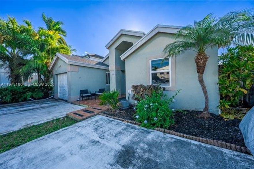 Welcome to this beautifully maintained 4-bedroom, 2-bathroom single-story home that perfectly blends comfort, functionality, and outdoor living.
Step outside to your private backyard oasis. The sparkling pool is the centerpiece, surrounded by plenty of space for lounging and entertaining. The pergola-covered patio creates the perfect shaded retreat for outdoor dining, weekend BBQs, or simply unwinding after a long day. Whether you're hosting gatherings or enjoying a quiet evening under the lights, this outdoor space truly elevates the home.

With its single-story convenience, functional layout, and resort-style backyard, this property offers the lifestyle today’s buyers are looking for.