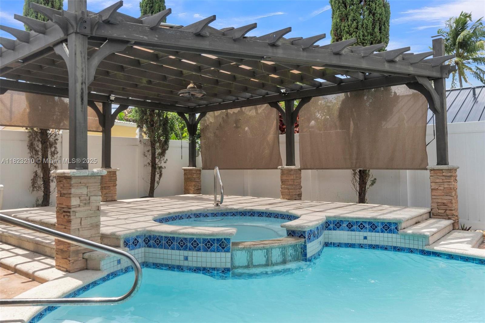 Looking for a spacious Miami home with a pool? This versatile property in the desirable 33177 zip code offers the best of South Florida living. With 3 bedrooms, 2 full bathrooms, and 2 additional flex rooms, this home adapts effortlessly to your evolving needs, whether for guests, hobbies, a home office, or future expansion. Enjoy a private swimming pool with jacuzzi under a stylish pergola, plus a fully detached poolside casita ready to be transformed into a guest house, studio, or creative retreat. The covered outdoor lounge is perfect for entertaining, relaxing, or hosting memorable get-togethers. This property offers the comfort, privacy, and flexibility you’ve been looking for. Located near the Florida Turnpike, US-1, shopping, dining, parks, and schools. ample space to park a boat.