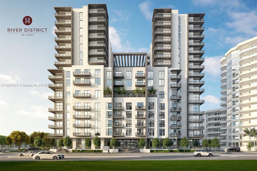 Located in Miami’s Health District (2nd largest & most visited Health District in the United States)and developed by Alta Development & designed by Behar Font. River District 14 is a new 16-story condo development with 283 investor-friendly condo units. All Units are delivered completely finished, furnished and turn key along with Assigned covered Parking. No Rental Restrictions. Owners can live or rent the unit on a Daily, Weekly, Monthly or Yearly basis. Amenities include Pool, Gym, Business Center, Pickleball/Paddle Courts, Sauna and Pet Spa. Just blocks from Miami River's edge, and 15 minutes from Biscayne Bay by boat. Experience the river's edge and enjoy the ultimate lifestyle in the new center of Miami. Live, Invest, Play !