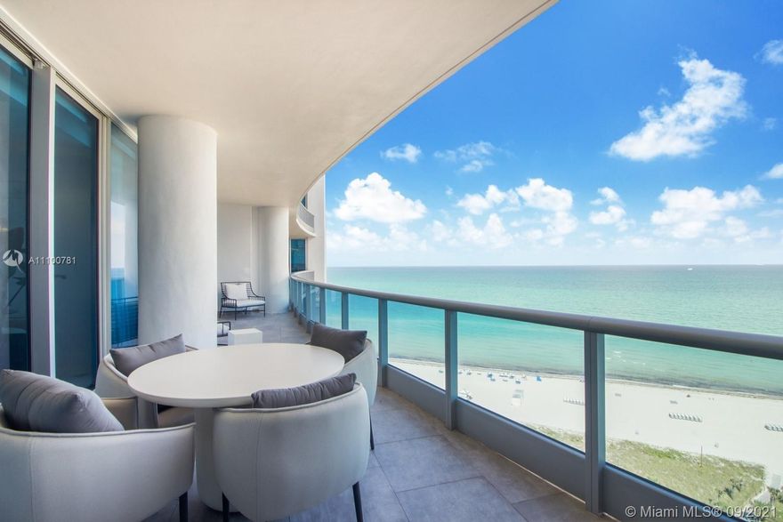Breathtaking four bedroom oceanfront unit at the luxurious Miami Beach condominium, The Bath Club. The chic flow-through unit features almost 4,000 SF of extravagance with white Italian porcelain floors and two spacious terraces. Expansive open living, dining, and family/media room layout, all with fantastic ocean views & an Oceanside gourmet kitchen with top-of-the-line appliances. Master bedroom features His & Her walk-in closets, spa-inspired bath w/ glass rain shower & Jacuzzi. 5-Star Bath Club amenities include tennis courts, full-service pool & beach club, gym & spa, concierge, 24-hr security & valet, a club restaurant, and more.