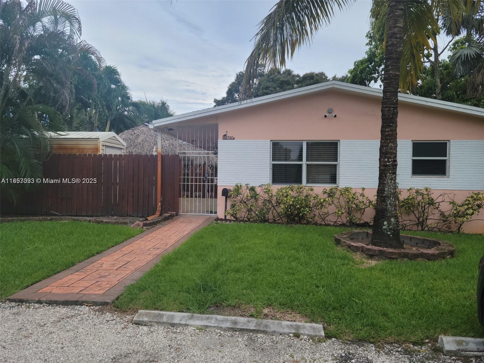 YOU DON'T WANT TO MISS OUT ON RENTING THIS GREAT UNIT. PERFECT FOR A SINGLE OCCUPANT, SO WELL LOCATED, CLOSE TO HIGHWAY, PORT, AIRPORT, SCHOOLS, SHOPS, RESTAURANTS AND EVEN THE BEACH. THIS UNIT HAS EVERYTHING YOU NEED: WALK-IN CLOSET, NICELY UPDATED BATHROOM AND PARTIALY FURNISHED. YOUR RENT INCLUDES PRIVATE GATED ENTRY, PARKING SPOT, PATIO AREA WITH A TIKI HUT AND BARBECUE GRILL, SHARED LAUNDRY WITH OTHER TENANT IN MIDDLE UNIT. WATER AND ELECTRICITY INCLUDED WITH MONTHLY RENTAL PAYMENT. SORRY..... NO PETS ALLOWED.