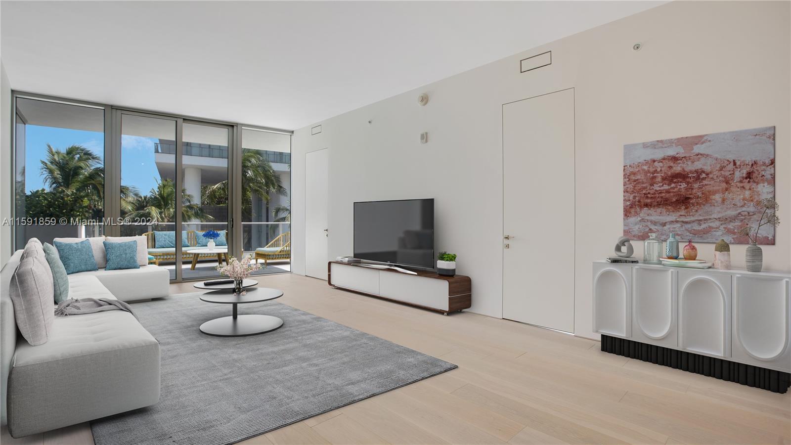 Discover a one-of-a-kind residence at Marea Miami Beach. This stunning 2-bedroom, 2.5-bath unit offers 1,389 sqft of living space and a massive 1,716 sqft wrap-around terrace, bringing the total area to 3,105 sqft. This abode is gorgeously finished with the finest upgrades and design, featuring Italian kitchen cabinetry by ItalKraft, Wolf/SubZero appliances, 10 ft ceilings, white oak floors, and a master bath designed by Yabu Pushelberg. With only 30 residences in this boutique building, luxury meets art in every detail. Enjoy incredible amenities including 24-hour security, a rooftop pool, an exercise room, and two award-winning restaurants. The amazing location is walkable to the beach, shops, and world-class restaurants such as Carbone, Milos, Joe's Stone Crab, and Prime 112.