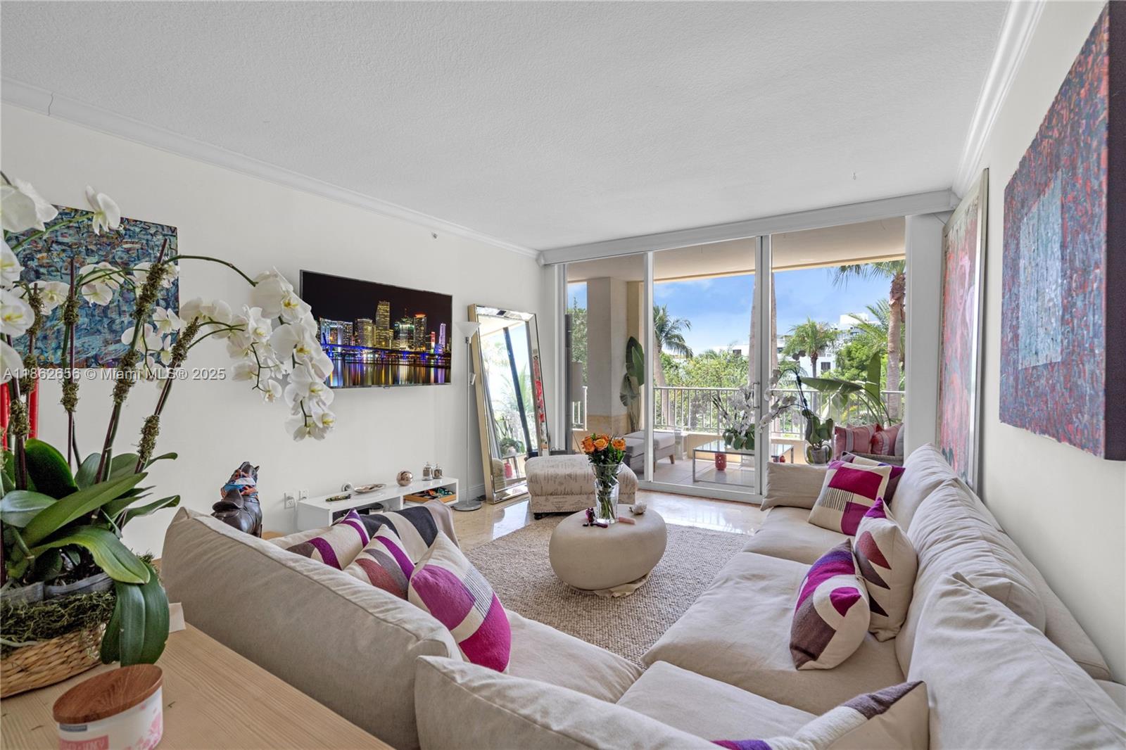 Enjoy oceanfront living in this stunning 3-Bedroom, 3-Bathroom remodeled unit in the serene and private Ocean Club in Key Biscayne. Property features a private foyer entrance and a spacious and convenient layout spanning 1,830 sq.ft. natural light, kitchen remodeled, new appliances and finishes. spacious balcony surrounded by palm trees, partial lake view. Bedrooms en-suite walk-in closets. Amenities include swimming pools, beach access, tennis courts, fitness center, spa, restaurants, concierge/security, paddle/tennis courts 2 assigned parking spots & an assigned storage space.
