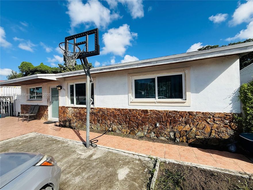 Great opportunity to buy this 4-bedroom, 2-bathroom home in Opa-locka, offering a spacious layout and a large backyard ideal for gatherings, gardening, or future expansions. The home also features a new roof, partial impact windows to boost energy efficiency and curb appeal, and a fenced front yard to add privacy and safety for kids and pets. The home is ready for updates, with strong bones and a practical footprint perfect for a stylish renovation. Located in a growing, family-friendly area with parks, schools, shops, and dining nearby. Schedule a viewing to explore the possibilities.