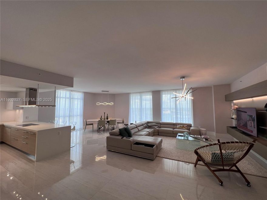 Experience luxury waterfront living in this stunning 3-bedroom, 2.5-bath residence on the 14th floor of the North Tower at Marina Palms. With breathtaking north and west views, this unit features an Italian Snaidero kitchen, stone countertops, full laundry room, and a spacious balcony to enjoy panoramic vistas. Located on Biscayne Blvd in North Miami Beach, just minutes from Aventura Mall, the building offers a full-service marina and yacht club, state-of-the-art fitness center, yoga/pilates studio, spa with steam and sauna, infinity-edge pool, business lounge, and 24/7 security. Designed by Slattery & Associates and developed by The Plaza Group, this is luxury inspired by life on the water!