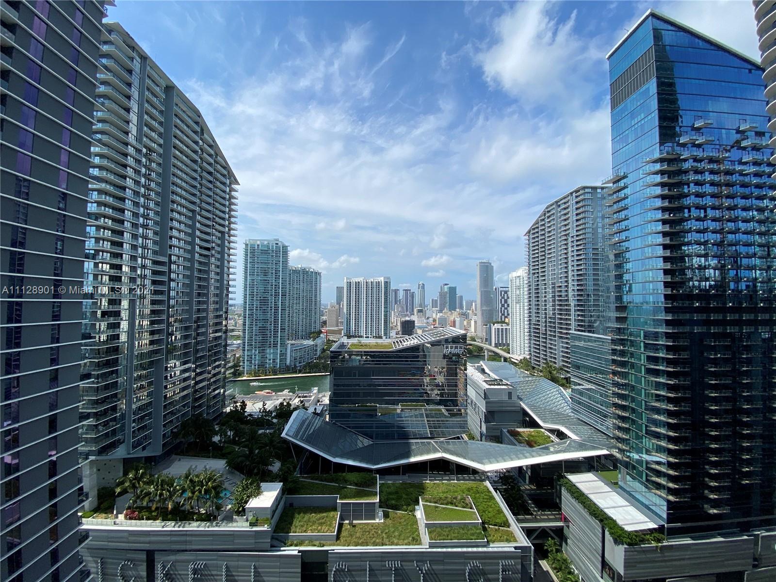This gorgeous 2 Bedroom residence, located in the East Tower, has an open floor plan and stunning city views. Enjoy the views from the beautiful wrap-around terrace, accessible from every room of the residence. Interior features include floor to ceiling windows, Italian cabinetry, imported designer porcelain tile floor, stainless steel appliances in the kitchen and European cabinetry and imported stone countertops in the bathroom. Located just steps away from Brickell City Centre, with world-class dining, shopping nightlife, and more. Luxury building amenities include an Equinox gym, Soul Cycle studio, rooftop pools on top of each tower and much more!