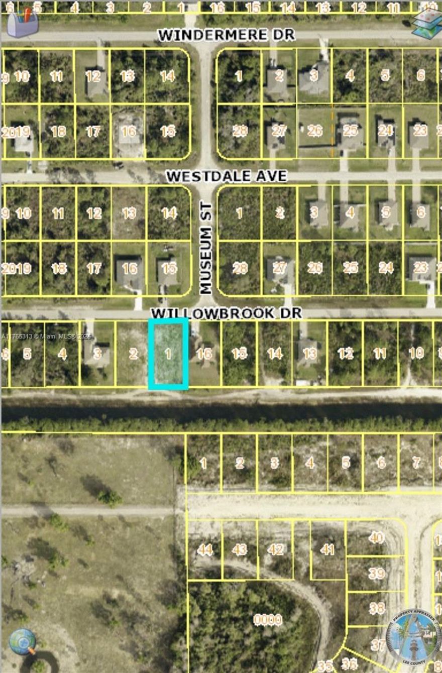Fantastic opportunity to own a 12,000 sq ft residential lot with 80 feet of canal frontage in a rapidly developing area of Lehigh Acres. Zoned RS-1, this spacious property is perfect for building your custom single-family home. Enjoy a peaceful setting with water views along the canal at the rear of the property. Additionally, the adjacent parcel at 507 is also available for sale, offering the option to purchase both lots together for a total of 24,000 sq ft—or buy separately. Not currently in a flood zone. Don’t miss your chance to secure one or both of these prime lots!