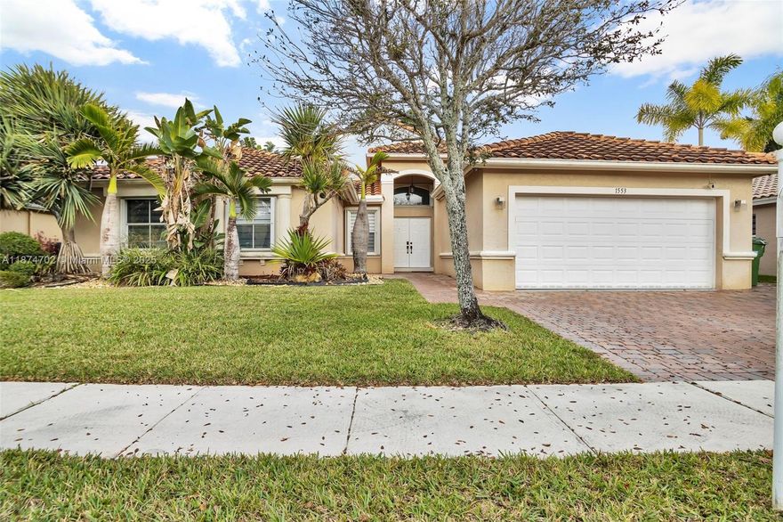 Welcome to this stunning 4-bedroom, 2.5-bath home in the highly sought-after Encantada community of Pembroke Pines. Enjoy breathtaking lake views and a sparkling private pool—perfect for relaxing or entertaining. The light-filled interior features an open floor plan with spacious living and dining areas, a modern kitchen with abundant storage, and a large primary suite with walk-in closet and spa-like bath. A two-car garage, screened patio, and lush landscaping complete this move-in ready home. Conveniently located near top-rated schools, shopping, dining, and major highways, this property offers the perfect blend of comfort, lifestyle, and location. Schedule your private showing today!