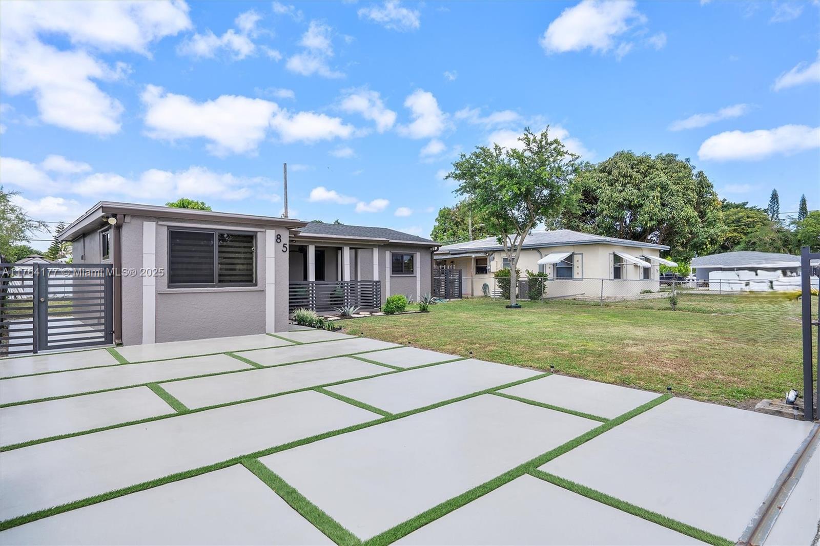 Discover the perfect blend of style and potential in this charming 3-bedroom, 1-bath home in North Miami Beach! Upgrades like a paved driveway with parking for 2 cars, impact windows, and a sleek accent wall add modern flair, while the spacious backyard—with a pergola and room for a pool—sets the stage for endless outdoor fun. Need more space? The Florida room can easily become a 4th bedroom! All this in a prime location near shopping, dining, the expressway, and just minutes from the beach. Don’t miss out—this gem won’t last!