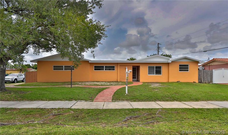 Charming home featuring 3 bedrooms, 3 bathrooms, large double car garage, large family room, pool, covered terrace, and an outdoor kitchen!!! Situated on a corner lot, this property features bright living spaces, with French doors, large windows and tons of natural light! This home was meant to be enjoyed and is perfect for entertaining family and friends! Unlock its true potential and enjoy the privacy and peacefulness of this delightful home.