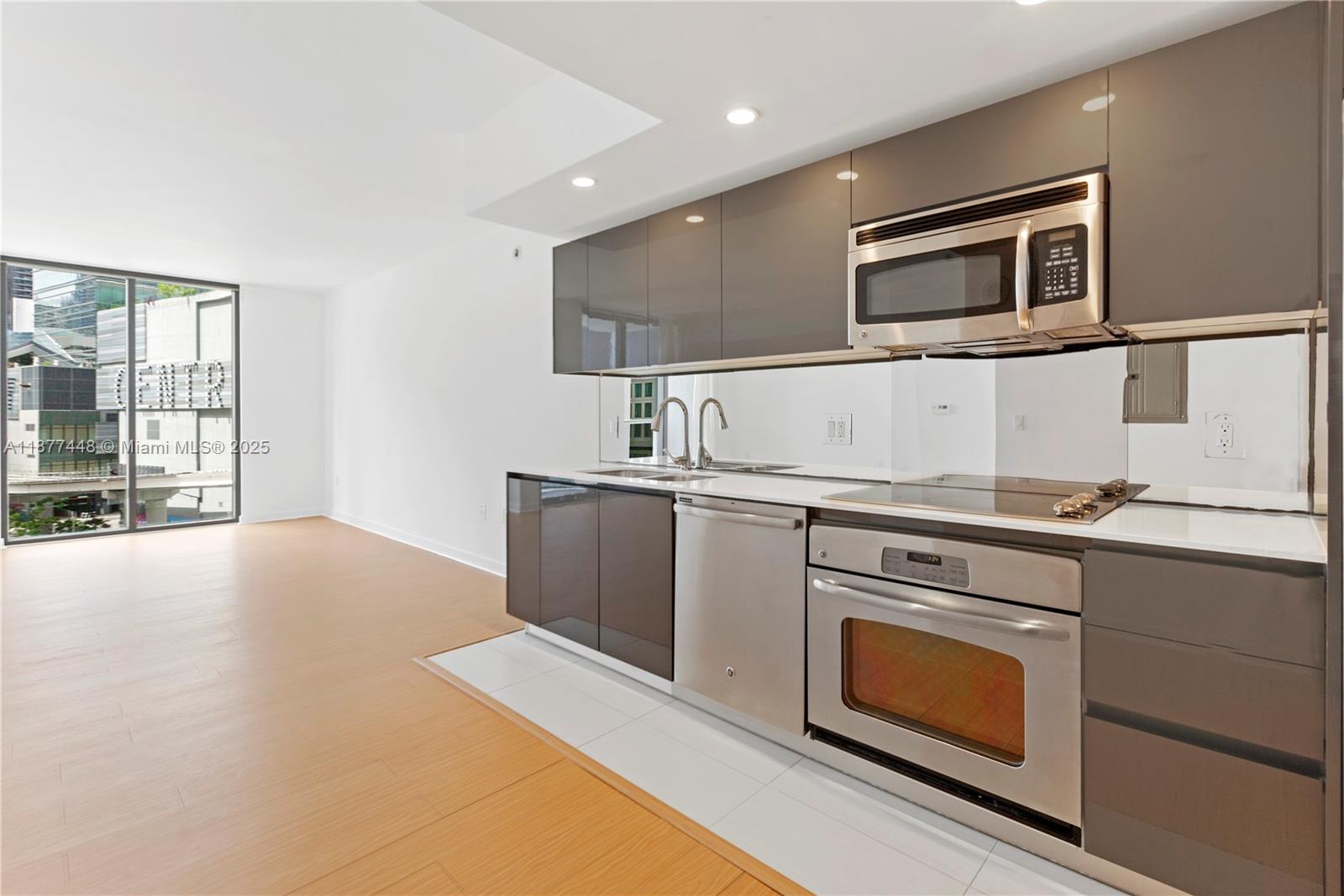 Spacious studio at My Brickell Condo, ideally located in the heart of Brickell. This bright residence features an open kitchen with Italian cabinetry, sleek finishes, and a walk-in closet. Residents enjoy a rooftop pool with stunning city views, a hot tub, a fitness center, and a club room. Perfectly situated steps from Brickell City Centre, Publix, top restaurants, and shops. Offered at $2,500/month, available September 28th. No assigned parking.
