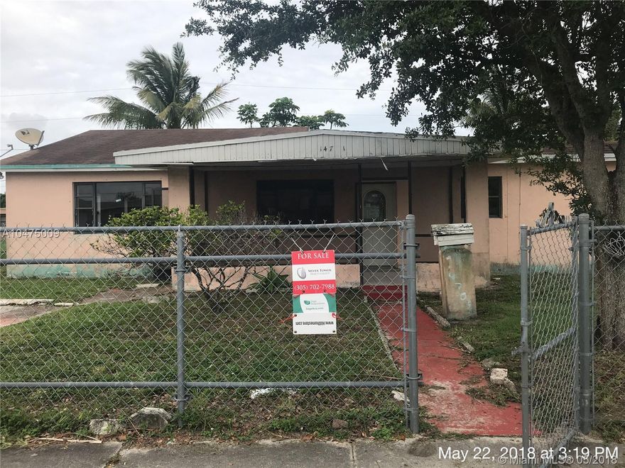 Three bedroom, two bath, single family home with great potential. Property sits on a large lot. Features exterior fence, driveway, fenced in yard, outdoor storage shed, and tile throughout. FHA Buyers welcomed. Property is insured with escrow (IE) in the amount of $2,200. This is a HUD REO (Case No. 095-063207). Please visit HUDhomestore to view availability, submit bids, and access property disclosures. Sold AS IS without warranty or guarantees by seller. Easy to show!