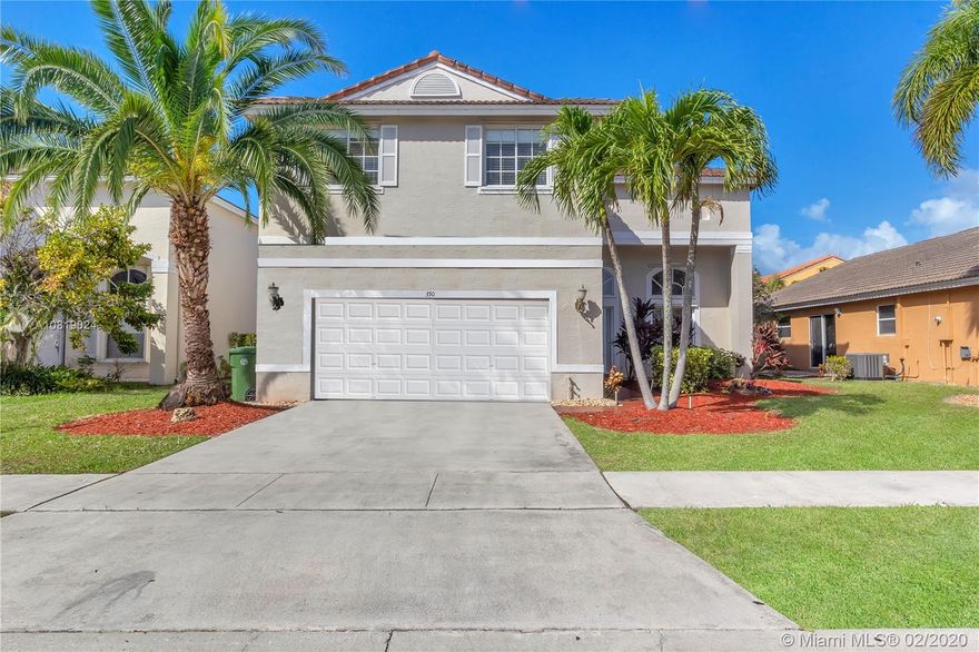 SOUGHT AFTER ESTANCIA IN WEST PEMBROKE PINES.  THIS BEAUTIFUL HOME HAS UNDERGONE RECENT UPGRADES TO INCLUDE NEW VINYL FLOORING THROUGHOUT 2ND FLOOR LIVING AREAS AND STAIRCASE, FRESHLY PAINTED AND READY FOR MOVE IN!  IT IS A 3 BEDROOM WITH OPTION OF LOFT AS A 4TH BEDROOM. 
 THE KITCHEN WAS MADE FOR ENTERTAINING WITH ITS LARGE AND OPEN FLOOR PLAN AND INCLUDES BREAKFAST NOOK.  STAINLESS STEEL APPLIANCES, GORGEOUS WOOD CABINETS AND ELEGANT GRANITE. EXTRA FEATURES INCLUDE HIGH HATS IN LIVING AREAS, MODERN LIGHT FIXTURES IN BEDROOMS, EQUIPPED WITH HURRICANE PANELS, LARGE LAUNDRY ROOM, GATED COMMUNITY WITH COMMUNITY POOL.  EASY TO SHOW, WILL NOT LAST!  NO APPROVAL NEEDED BY THE ASSOCIATION SO NO DELAY IN CLOSING ONCE BUYER IS READY!