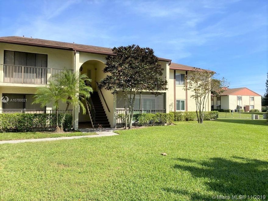 Come live in this spacious 2 bed 2 bath unit on the first floor in the Pine Ridge community! This property is in move in condition! Ceramic tile in the living room and dining room area and laminate floors in the bedrooms, impact windows and freshly painted. Washer and dryer inside the unit. This is a gated community very well kept with resort style amenities like tennis courts, pool, racquetball court, kids play area, etc. Association requires at least 620 credit score. Vacant easy to show.