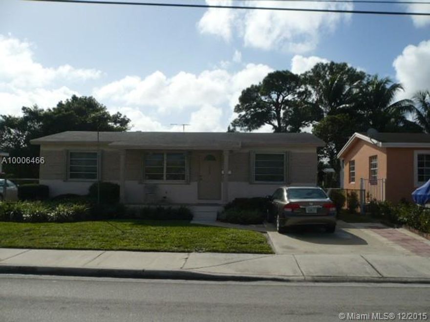 Meticulously maintained, original owner in excellent condition. Spacious 3/2 with a family room and utility room outside with washer/dryer. Lusciously landscaped backyard.  Hurricane shutters on all windows. Roof approx 7 years old. Centrally located close to shopping, schools, major highways (I-95 & 826) and public transportation. Carpets are in perfect condition. Must see.