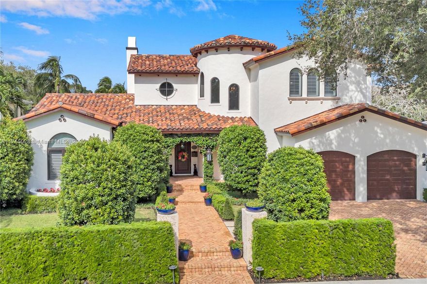 Welcome to Your Family Dream Home in Rio Vista! Overlooking Virginia Young Park, this classic Spanish Revival estate captures the charm and sophistication of one of Fort Lauderdale’s most desirable neighborhoods. Set on a spacious lot, this stunning home features 4 bedrooms, 4.5 baths, and a versatile bonus room. The inviting kitchen flows seamlessly into a dining room and a living room with soaring vaulted ceilings and a cozy fireplace, creating the perfect space for gatherings. A grand circular staircase beneath a stunning rotunda ceiling adds timeless elegance. Step outside to your private oasis with a pool and expansive living areas—an entertainer's dream. This exceptional property is ready for you to create lasting memories!