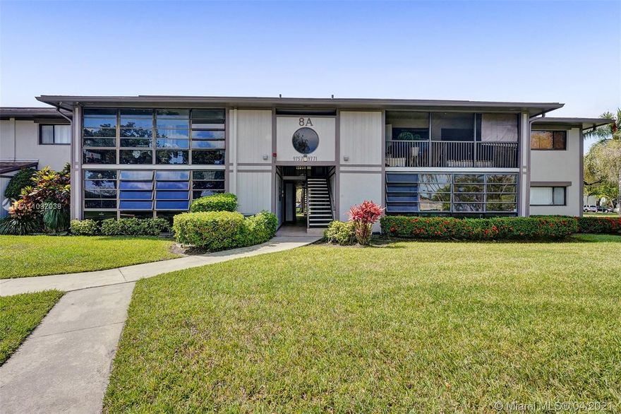 Welcome home to this cozy ground floor condo nestled in the community of Tamarac Gardens. 
Featuring kitchen appliances about 5 years old and AC that was recently installed in 2019. 
This unit affords you the opportunity to make it your own! The kitchen opens to a spacious living-dining room. The living room as well as one bedroom grants you access to an enclosed patio with washer and dryer in utility closer. Walking distance to the community pool, tennis court and updated clubhouse. One parking space is offered with the unit as well as plenty of guest parking throughout the community. Close to shopping, dining & highways.