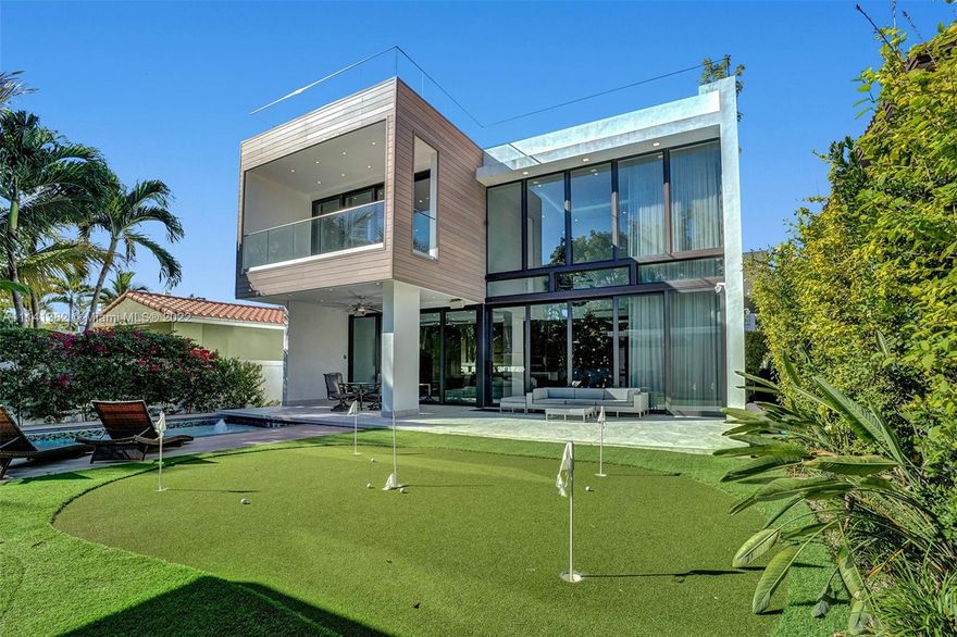 2019 CONSTRUCTION. 3 STORY CONCRETE RESIDENCE OFFERING 4 BEDROOMS, 5 BATHROOMS, POOL WITH AUTOMATED COVER, GLASS ELEVATOR TO ALL 3 FLOORS,  FULL GYM ON THIRD FLOOR PLUS LARGE TERRACE AND 8 PERSON HOT TUB. DESIGNER MASTER BEDROOM WALL WITH CUSTOM DESIGNED ATTACHED BED. DURAVIT FULL BIDET TOILET WITH REMOTE IN MASTER BATHROOM.  CUSTOM STATE OF THE ART ITALIAN KITCHEN WITH SUB-ZERO/WOLF APPLIANCES, CABINET MOUNTED MIELE COFFEE MAKER, WOLFE COUNTER DEEP FRYER & WOLF DOUBLE WALL OVENS.  GENERAC 24KW NATURAL GAS GENERATOR. DOUBLE HEIGHT LIVING AREAS WITH 21' HIGH WINDOWS AND SLIDING DOORS BRINGING THE OUTDOORS IN. INVITING, LARGE TERRACE OVERLOOKING POOL, GOURMET SUMMER KITCHEN AND 5 GOLF PUTTING GREEN. STEPS FROM HISTORIC S. MIAMI AVENUE AND MINUTES FROM BRICKELL CITY CENTER AND DOWNTOWN MIAMI.