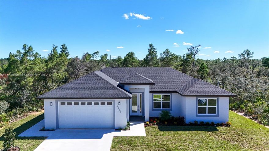 Discover exceptional Florida new-construction living in this beautifully finished home in the desirable Sun ’N Lake community. Features include an open layout, luxury vinyl plank flooring, high ceilings, abundant natural light, and designer finishes. The kitchen offers granite counters, a stylish backsplash, and modern fixtures. Bathrooms have elegant tilework. The private primary suite includes a walk-in closet and refined bath. Additional perks: epoxy-coated 2-car garage, utility sink, full irrigation, and covered lanai with fans. Enjoy quick access to golf, resort-style pool, fitness center, courts, parks, and trails. Minutes from AdventHealth, schools, shopping, dining, and major routes. Ideal for buyers seeking quality, low maintenance, and strong future value. Motivated sellers.