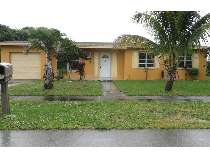 3 bedrooms, 2 bathrooms, very functional floor plan, single family house in Carol City. Pool, covered back porch. Fenced backyard. Great opportunity to acquire this Fannie Mae unit for as low as 5% down. Approved for HomePath and HomePath Renovation Mort gage Financing. Don't Miss it!!