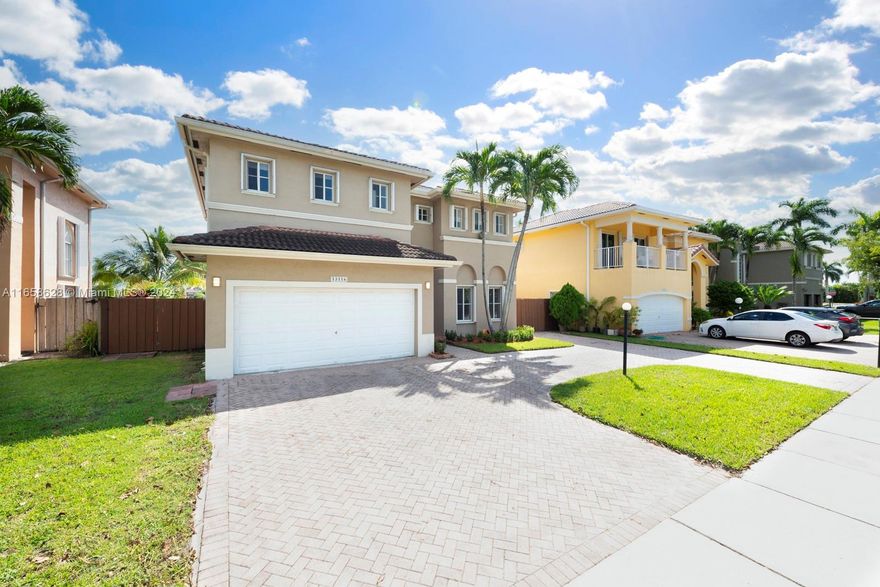 Your personal paradise in the secure gated community of Venezia Lakes one of the few waterfront communities. Enjoy a stunning canal views brand new dock and a 100-acre lake. Enjoy life in this 2-story, 3 bed 3.5 bath and 2,663 sq.Ft. Living, dining & family room, open kitchen with stainless steel appliances and granite countertops. Large master bedroom with spacious closet with built-ins, large master bath double sink, shower & tub. You can use up to 19 feet of watercraft, Jet Ski & kayak are welcome! The community has a beautiful pool, tennis, racquetball, clubhouse, kiddie pool, pickle ball, Jacuzzi, Picnic area, security guard gate & rover & clubhouse with a complete fitness center!
