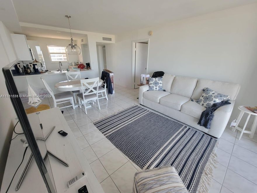 Florida living at its finest! This 9th-floor 1BR/1.5BA furnished condo offers stunning ocean views in front and tranquil intracoastal views from the screened balcony.  Located just steps from the sand. Features include impact windows, tile floors, custom walk-in closet, and hurricane shutters. Indulge in the comfort of a spacious living area and upgraded kitchen with granite countertops. Enjoy private gated beach access with BBQs, a clubhouse, and a newly renovated pool. Secured building with fob/voice access, new elevators, assigned parking, and guest parking. Small pets welcome. Walk to Lauderdale-by-the-Sea's shops, dining, and nightlife! Call now to reserve for the season!