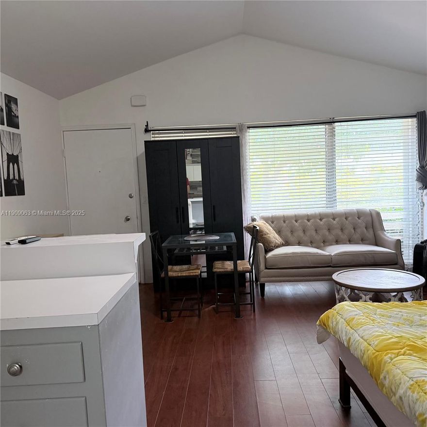 Beautifully furnished efficiency in a peaceful and convenient location! This cozy unit offers everything you need for comfortable living—perfect for someone in transition, a starting couple, or a single professional.  Private atmosphere with easy access to main roads, shopping, and dining. Small dogs are welcome with owner’s approval. Can also be rented seasonally. Move-in ready and easy to show! Water and electricity including