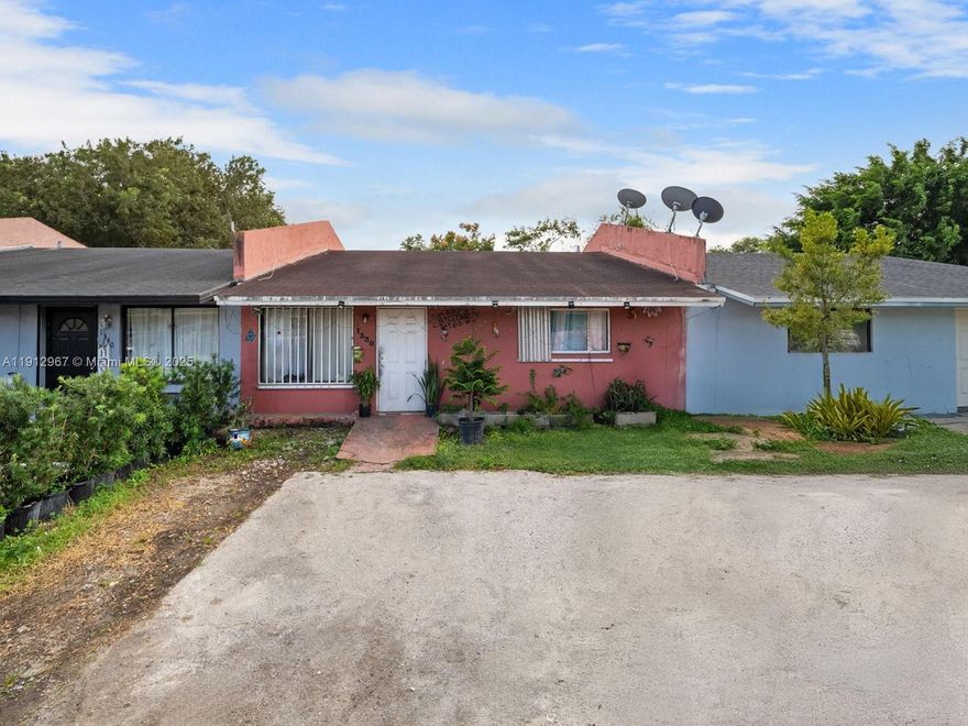 Investor Special! Discover this charming 3-bedroom, 2-bath home located in the heart of Florida City. This property offers a spacious yard, ample parking, and great potential with just a bit of updating. Perfect for investors seeking immediate rental income, the home is currently tenant-occupied with a tenant who would love to stay. However, the property can be delivered vacant within 60 days of an executed contract. Conveniently situated near shopping, schools, and major highways, this home presents an excellent investment opportunity or potential starter home with room to add value.