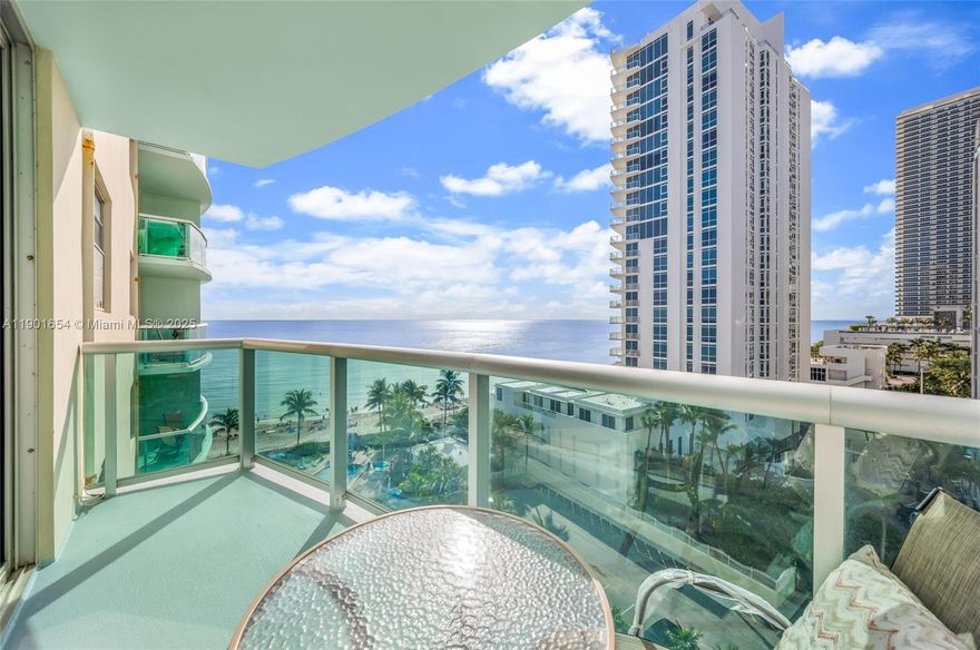 CAPTIVATING 1BR/1BA W/DESIRABLE SE EXPOSURE AND MAGNIFICENT OCEAN VIEWS! PROPERTY HIGHLIGHTS: SHINY PORCELAIN TILE FLOORS THROUGHOUT, OPEN KITCHEN CONCEPT W/GRANITE COUNTERTOP & SS APPLIANCES, FLOATING VANITY AND SHOWER GLASS IN THE BATHROOM, SPACIOUS WALK IN CLOSET, LIVING/DINING COMBINATION OVERLOOKING OCEAN VIEWS FROM THE BALCONY! FULLY FURNISHED, MODERN, AND TASTEFULLY DECORATED.
OCEAN FRONT BUILDING W/RESORT STYLE AMENITIES OFFERING 2 HEATED POOLS, GYM,BUSINESS CENTER, 24HR SECURITY/VALET, MINI MARKET AND MUCH MORE! WIFI & CABLE ARE INCLUDED IN HOA FEES. IDEAL LOCATION, CLOSE TO RESTAURANTS, SHOPS, SUPERMARKETS, SHOPPING & ENTERTAINMENT. **NO RENTAL RESTRICTIONS, GREAT INVESTOR'S OPPORTUNITY AS YOU CAN AIRBNB FROM DAY 1 ** UNBEATABLE PRICE ! - CALL LISTING AGENT TODAY TO SCHEDULE