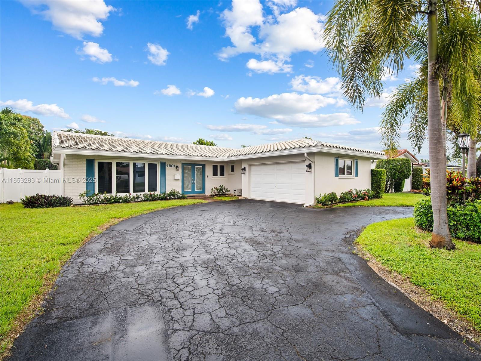 Welcome to this fully updated 4-bedroom, 2.5-bath pool home located in the heart of sought-after Hollywood Hills. This bright and airy residence blends modern upgrades with classic Florida charm. Inside, you’ll find open living spaces filled with natural light, original terrazzo flooring, and views of the brand-new saltwater pool. The fenced backyard is ideal for entertaining, complete with new stone pavers and a covered patio area. Recent upgrades include a new kitchen, remodeled bathrooms, impact-rated windows and doors, new A/C system, newer water heater, and newly finished pool with decking. Conveniently located between Fort Lauderdale and Miami, and just minutes from the beach, airport, highways, and top-rated schools—this home is truly move-in ready and a must-see!