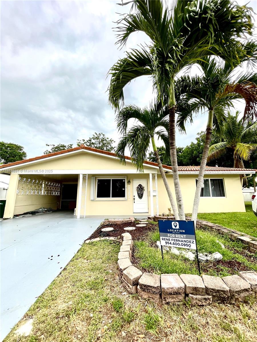 Charming corner-lot single family home Welcome's you to this beautifully 2-bedroom, 1.5-bathroom home in the heart of Tamarac. with tile throughout, Enjoy peace of mind with impact windows and shutters protection. This home is move-in ready and waiting for your personal touch. Features include open kitchen, stainless still appliances, inside laundry, back patio, ceiling fans, extra hallway storage, a community pool, patio shed for extra storage, avocado tree, plenty of parking, Walking distance to Caporella Park to enjoy walks by the lake, exercise and more.
