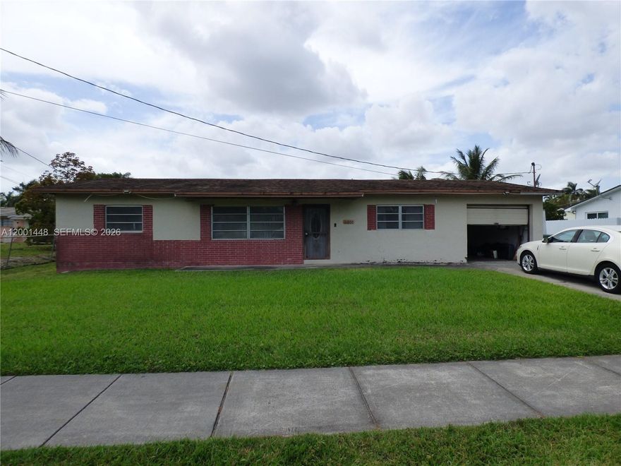 Miami. Open. Airy. Spacious. 3 Bedroom. 2 Bath. Garage. 10,520 Square Foot Lot. Giant Backyard. Split Floorplan. Large Primary Bedroom. Remodeled Bath 2025. Modern Kitchen with Snack Bar. Quiet Pretty Street. Room for Pool or RV. Fantastic Opportunity.