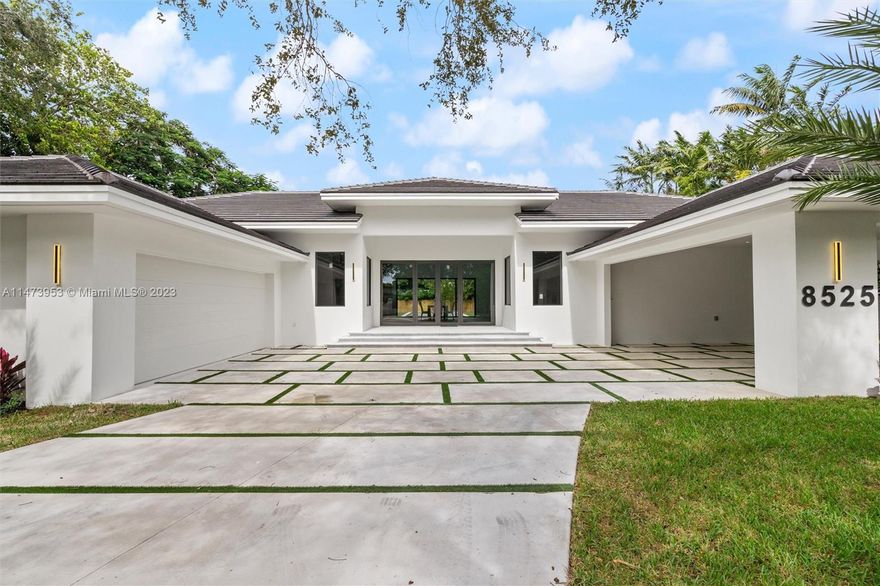 Stunning new construction presents a remarkable blend of space, luxury, and convenience. 5 bedrooms, 4.5 baths & a versatile office space, this home's spacious layout provides great big living areas  Split floor plan ensuring privacy for the Master Suite, 12'highi ceilings infused with natural light, and top-of-the-line appliances,  it's a harmonious haven. Sitting on an almost half-acre lush property, outdoor enthusiasts will revel in the ample space for enjoyment. Adding to the appeal are the spacious driveway, a 2-car garage + car carport. The enticing saltwater pool w/Jacuzzi is heated next to a summer kitchen, perfect to entertain. This is a move-in-ready masterpiece. Great Location, close to best schools, plenty of Shopping, Rests, hospital and 25 mins to the airport.