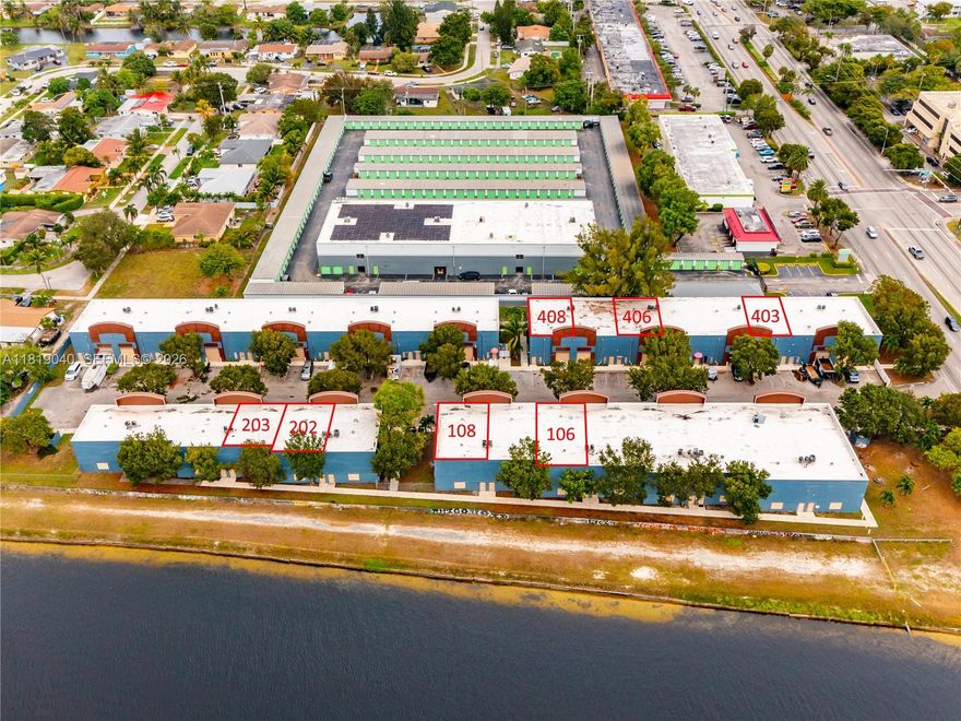 This offering includes a portfolio of 7 flex warehouse units, ranging in size from 1,215 to 1,784 sqft. All units are currently leased to stable, long-term tenants, making this a clean and hassle-free investment opportunity.
Located within a private, secure industrial park, the property offers immediate access to I-95, the Turnpike, and the Palmetto Expressway (826), providing excellent connectivity to major transportation routes. Ideal for investors seeking steady income in a prime logistics corridor. Please contact the listing agent for more information.