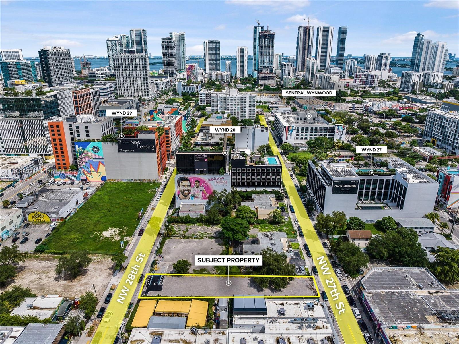 Compass Commercial presents the Wynwood Hotel Development Site, an entitled boutique hospitality opportunity in the heart of Miami’s Wynwood Arts District. This ±11,234 SF three-parcel assemblage offers rare dual-street frontage on NW 27th and 28th Streets, directly beside Wynwood Walls, a global landmark attracting over 3 million visitors annually. Current entitlements include 48 lodging units and 12 dwelling units under an apartment-hotel designation, with flexibility to expand into a 120-key boutique hotel concept featuring short-term rentals, curated food and beverage, retail, and rooftop entertainment. With fewer than 500 hotel rooms serving more than 15M annual visitors, the property offers unmatched visibility, strong hospitality fundamentals, and long-term value under NRD-1 zoning.