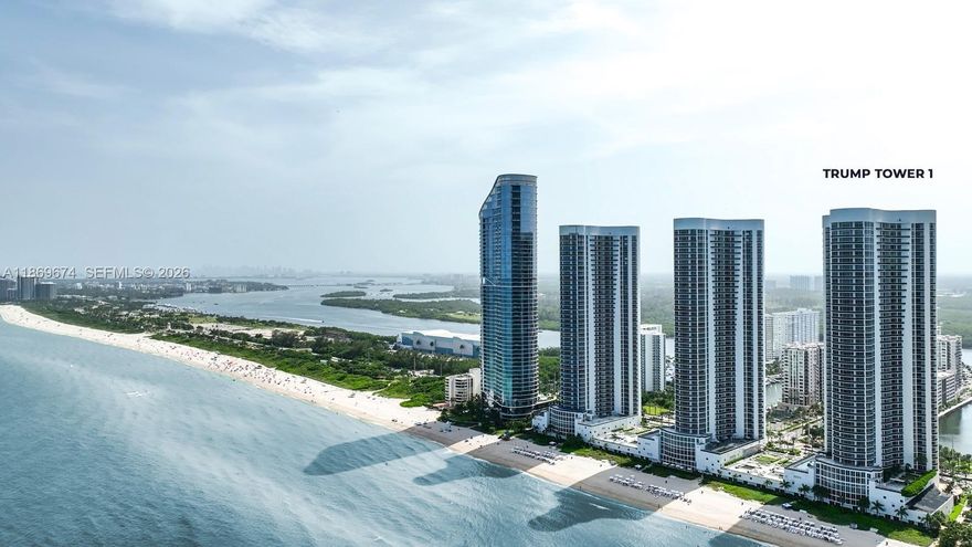 Major price repositioning – best value in Trump Tower I.
Top-floor 2 Bed/2 Bath residence with soaring 10.5-ft ceilings and floor-to-ceiling windows showcasing beautiful Intracoastal and city skyline views. Enjoy a unique sense of privacy and elevation rarely available in the building.
Spacious layout with large balcony, Italian kitchen cabinetry, quartz countertops, and marble/tile floors throughout. Offered furnished.
Full-service oceanfront building with direct beach access, pool, spa, fitness center, valet, concierge, and 24/7 security.
Excellent opportunity to customize and create a true luxury residence at a newly adjusted price. Strong value compared to similar units in the building. Easy to show.