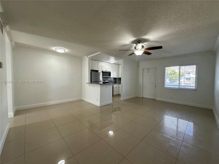 Beautiful, SPACIOUS 1 bed 1 bath apartment in Isles of Coral Ridge, centrally located in Ft. Lauderdale. Less than 20 min to the beach! Unit has new granite countertops, new cabinets, stainless steel appliances, a renovated bathroom, new floors and lighting. 2nd floor unit with impact windows, central AC, and multiple closets for storage. Also includes 1 assigned parking space right in front! Building has an elevator, on-site laundry room, a grass area with a sundeck on the water, and ample parking. Property is well maintained with beautiful grounds. Water, sewer, trash removal and maintenance included. Renter responsible for electric and internet. No smoking allowed! Pets welcome! Security deposit (1mo) + 1st month to move in. $55 application fee. Applicants with 600+ credit score will be considered.